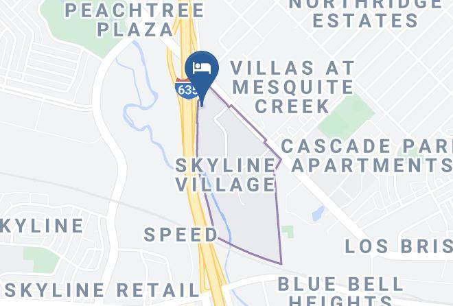 Dallas - Spanish Trails Inn Maps