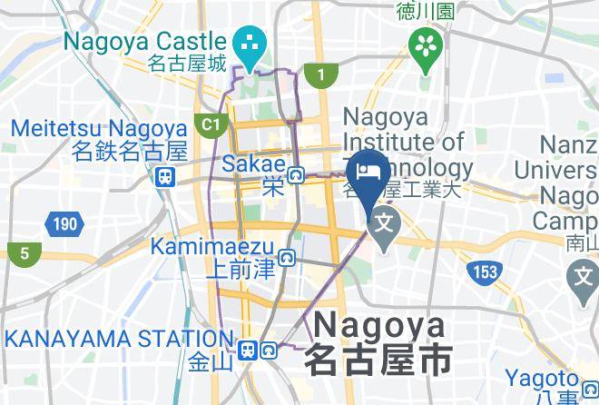 Nagoya City Naka Ward - Hotel Mirage Maps
