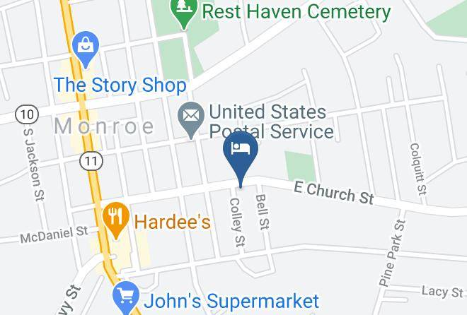 Sparrow Hill Inn Map