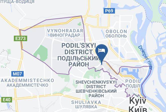 Kyiv - Spartak Hotel Maps