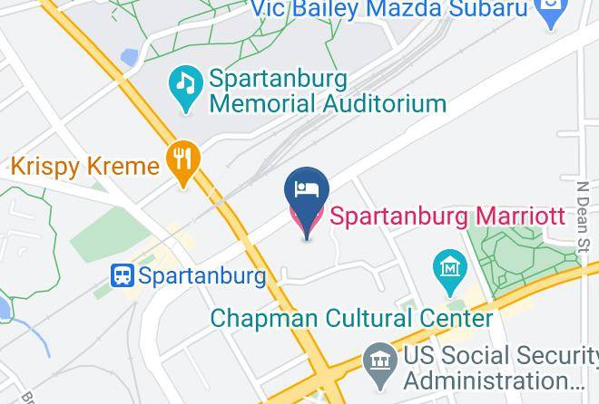 Spartanburg - Spartanburg Marriott Maps