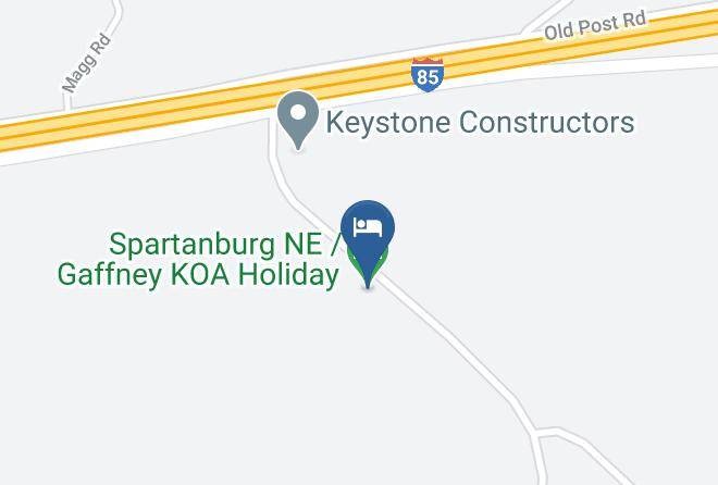 Cherokee - Spartanburg Ne Gaffney Koa Holiday Maps