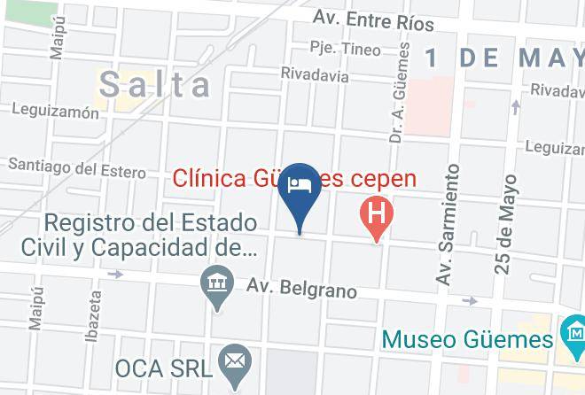 Salta - Spazio Arona Hotel Boutique Maps