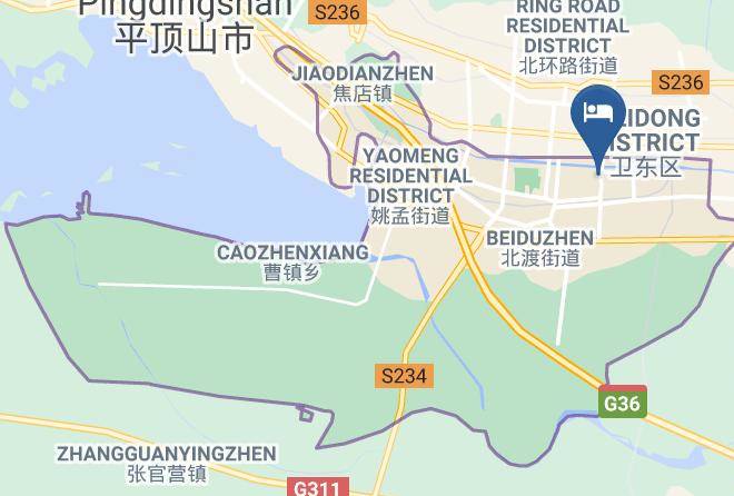 Pingdingshan - Speed Dragon Hotel Maps