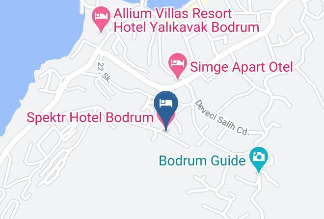Bodrum - Spektr Hotel Bodrum Maps
