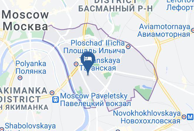 Moscow - Spektr Hotel Taganskaya Maps