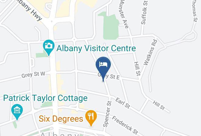 Spencer Suites Albany Map