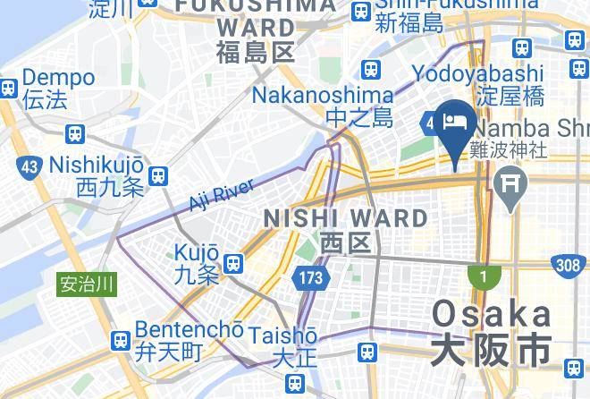 S Peria Inn Osaka Hommachi Map