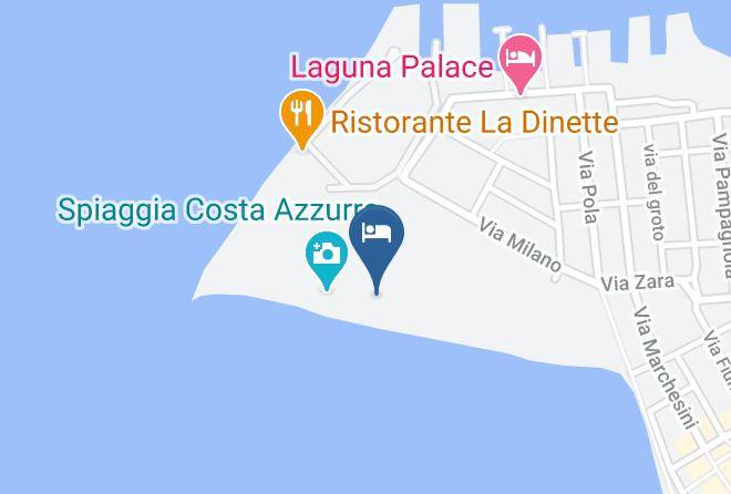 Gorizia - Spiaggia Costa Azzurra Maps