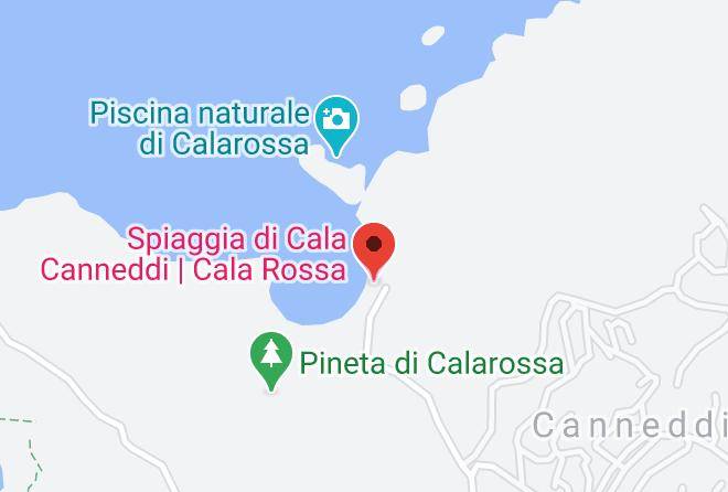 Sassari - Spiaggia Di Cala Canneddi Cala Rossa Maps