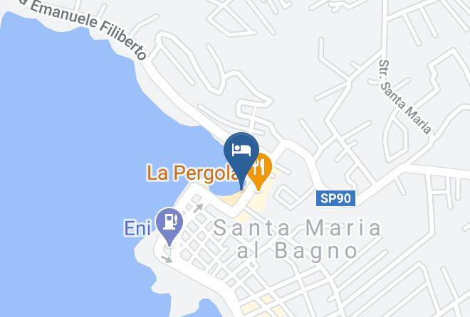 Lecce - Spiaggia Di Santa Maria Al Bagno Maps