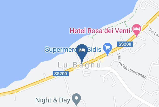 Sassari - Spiaggia Stella Maris Maps