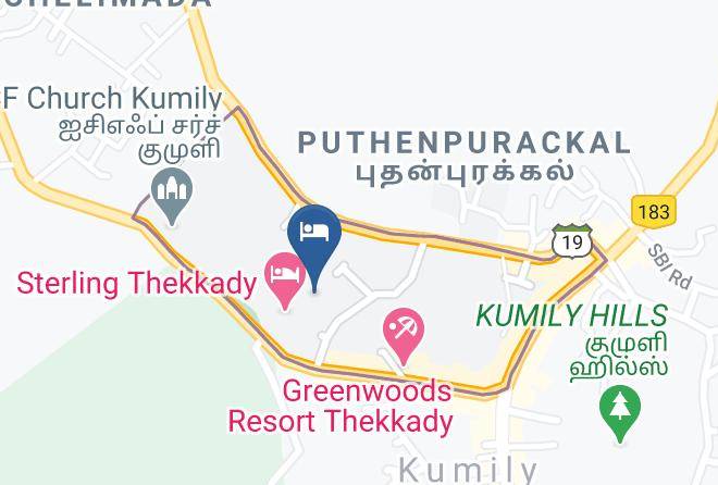 Peerumade - Spicegreen Homestay Maps