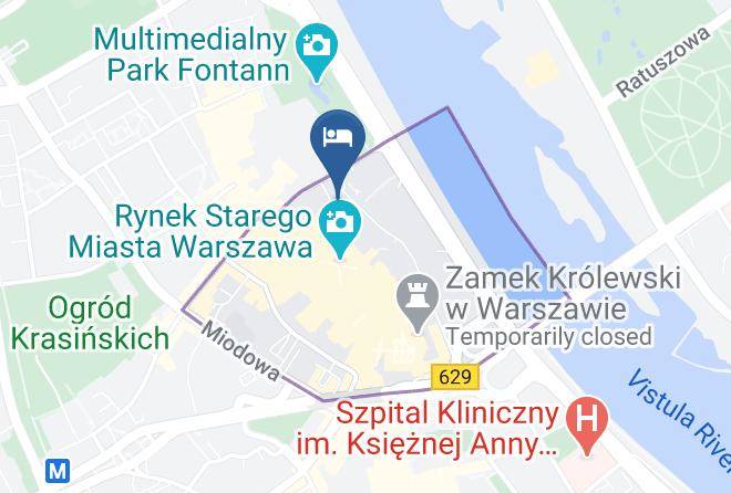 Warsaw - Novel Old Town Maps
