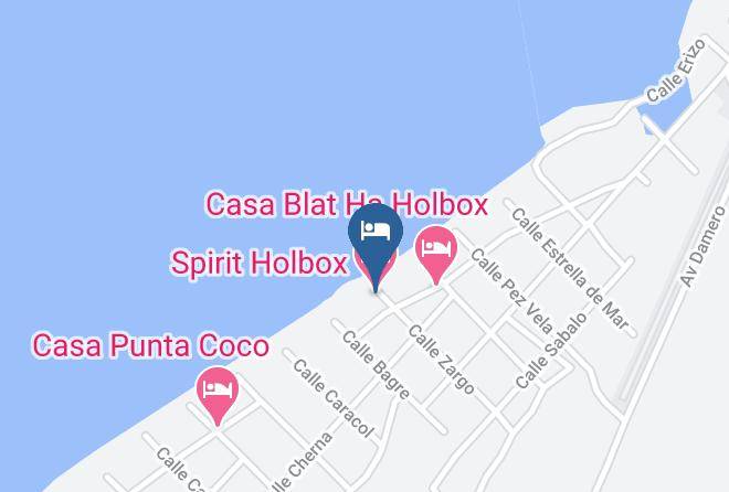 Lazaro Cardenas - Spirit Holbox Maps