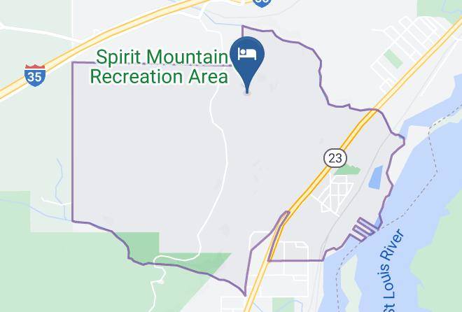 St Louis - Spirit Mountain Lodge Maps