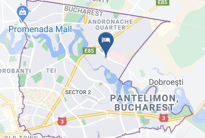Bucharest - Spital Fundeni Cazare Maps