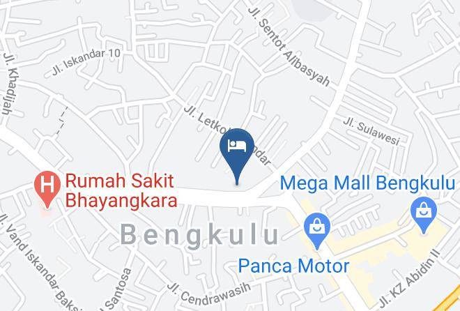 Kota Bengkulu - Splash Hotel Bengkulu Maps