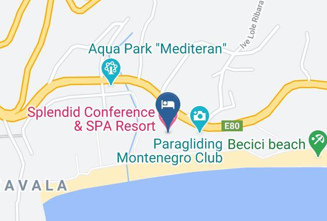 Budva - Splendid Conference & Spa Resort Maps