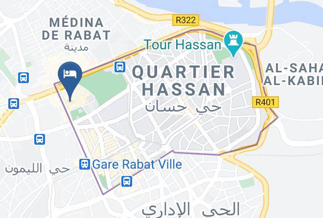Rabat - Splendid Hotel Maps