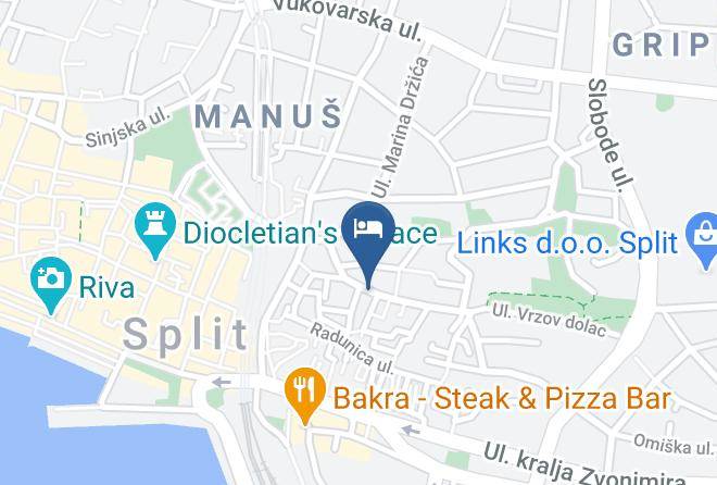 Split - Splendida Palace Maps