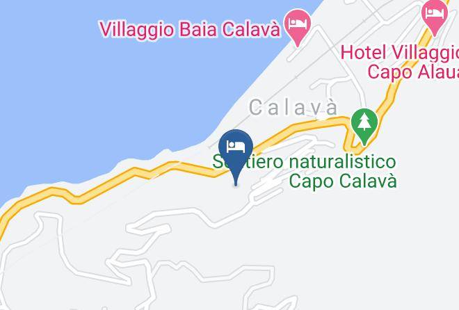 Messina - Splendide Vacanze A Capo Calava Maps