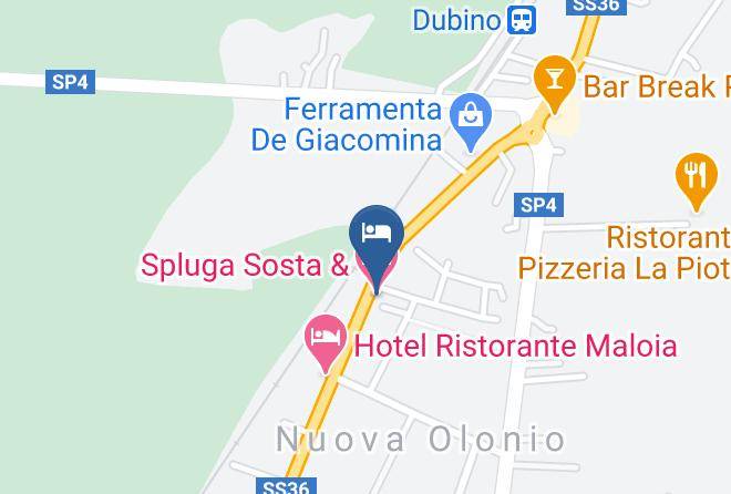 Sondrio - Spluga Sosta & Hotel Maps