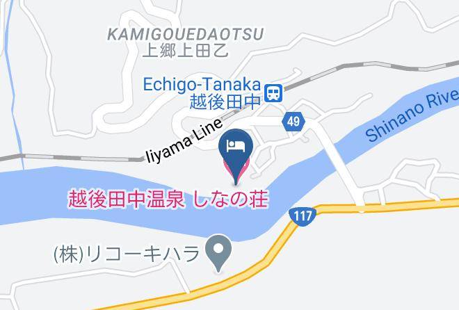 Tsunan Townnakauonuma District - Sporea Yuzawa Maps