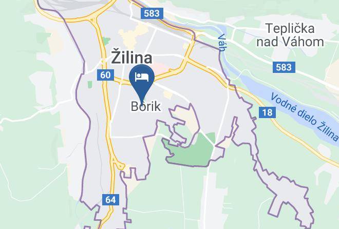 Zilina - Sport Hotel Borik Maps
