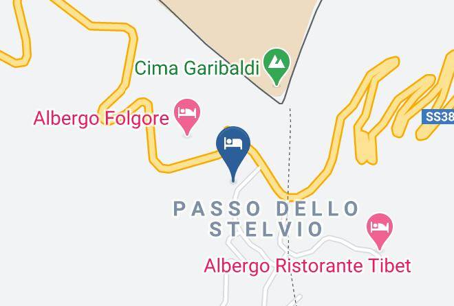 Sport Hotel Cristallo Map