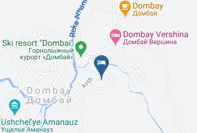 Karachayevsk - Sport Hotel Dombay Maps