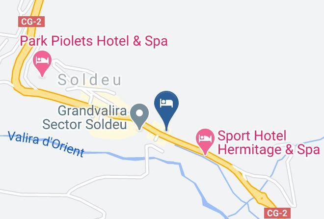Canillo - Hotel Hermitage Maps