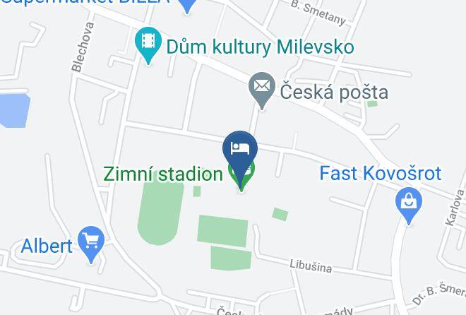 Pisek - Sport Hotel Maps