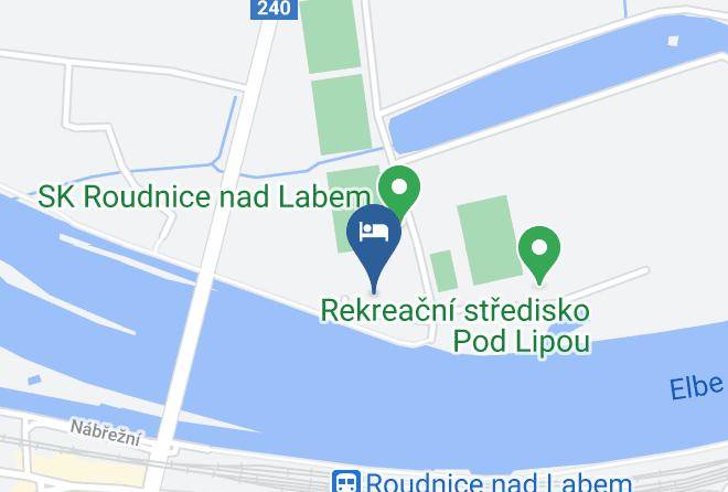 Litomerice - Sport Hotel Pod Lipou Maps
