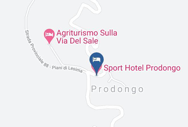 Pavia - Sport Hotel Prodongo Maps