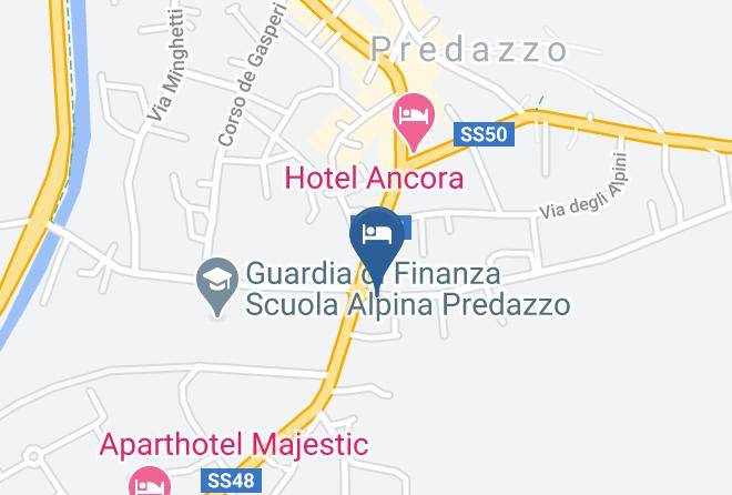 Trento - Sport Hotel Sass Maor Maps