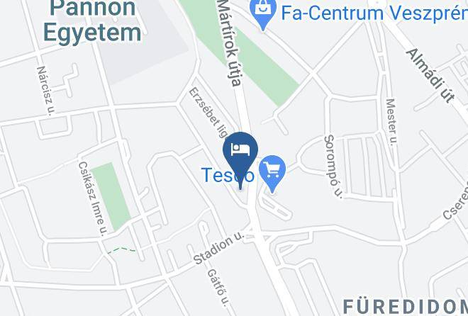 Veszprem Belvaros - Sport Hotel Maps