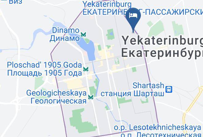 Yekaterinburg - Sport Hotel Maps