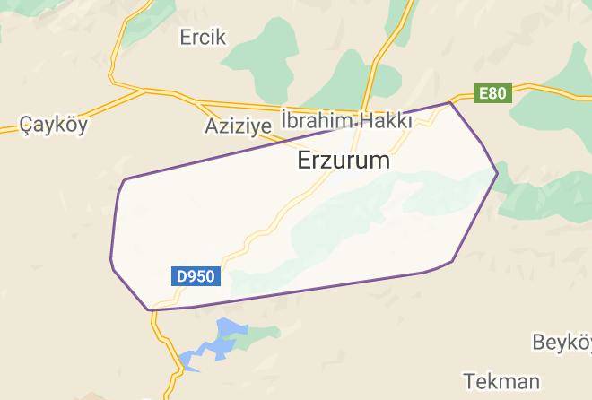 Palandoken - Sport Otel Erzurum Maps