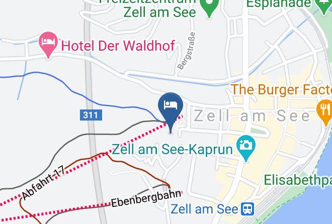 Zell Am See - Sporthotel Alpin Zell Am See Ski Golf Maps