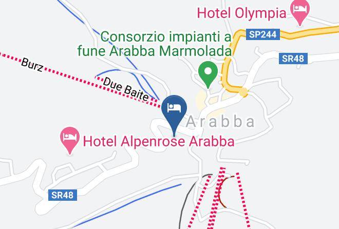 Belluno - Sporthotel Arabba Maps