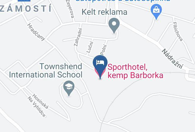 Ceske Budejovice - Sporthotel Barborka Maps