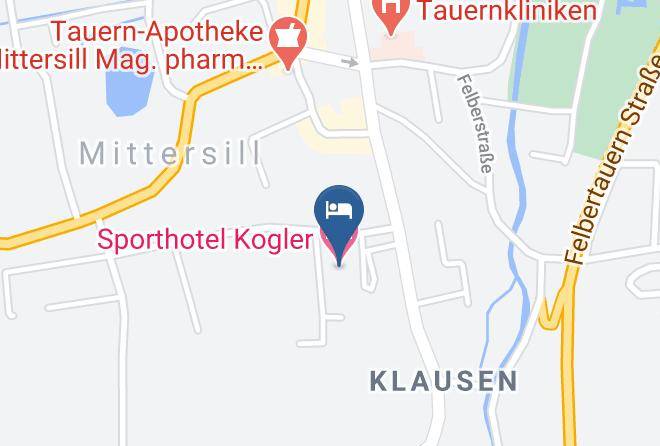 Zell Am See - Sporthotel Kogler Maps