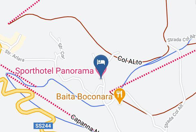Bolzano - Sporthotel Panorama Maps