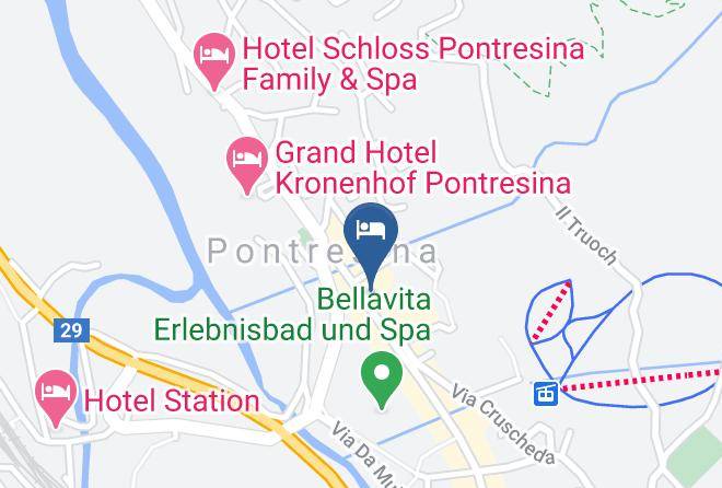 Malojamaloggia - Sporthotel Pontresina Maps