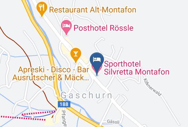 Bludenz - Sporthotel Silvretta Montafon Maps
