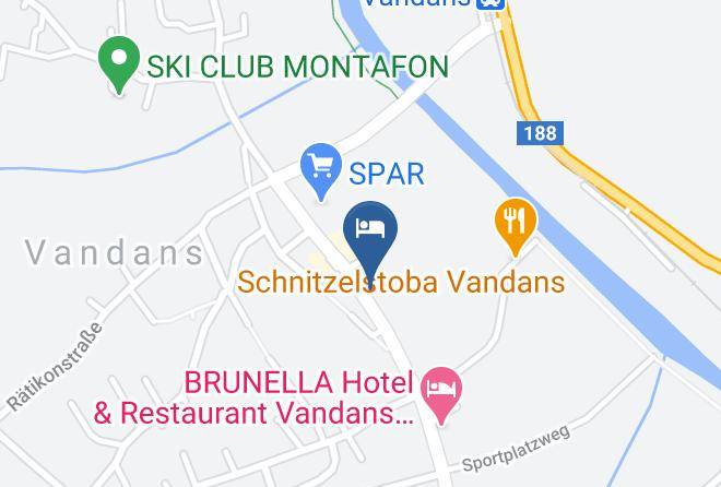 Bludenz - Hotel Sonne Vandans Maps
