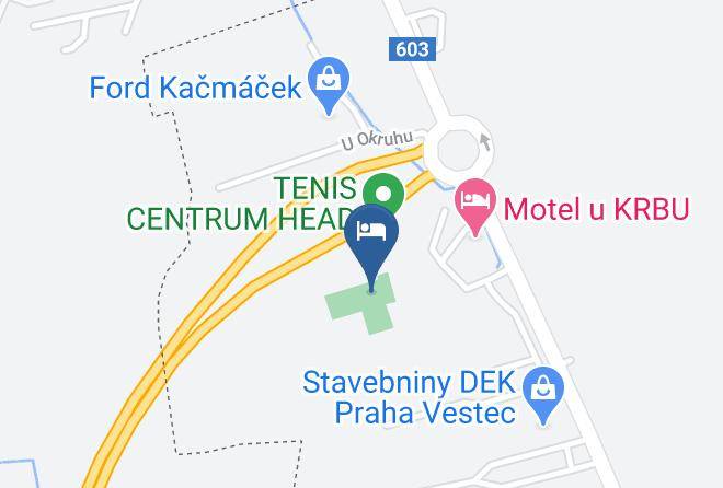 Prague West - Sporthotel Vestec Maps