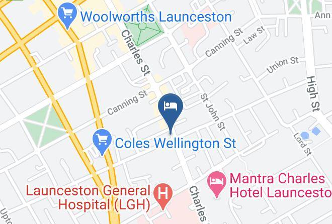 Launceston - Sporties Hotel Maps