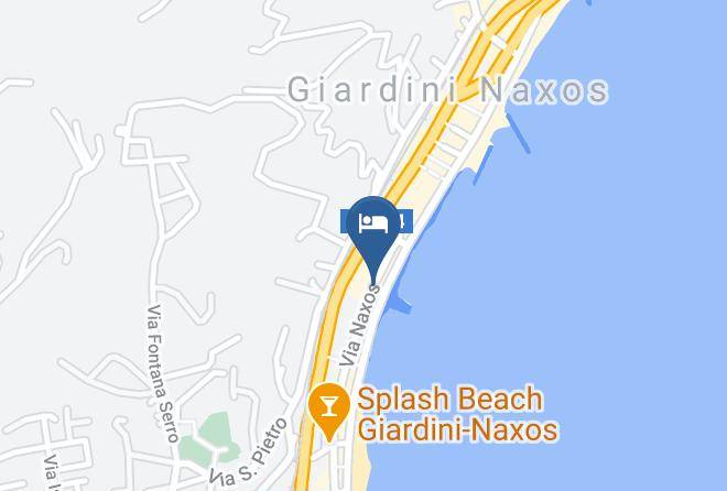 Messina - Sporting Baia Hotel Maps